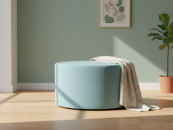 Circo Modern Ottoman - Blue