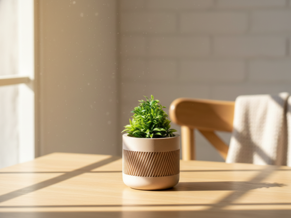 Flower Pot - Linea (Wood PLA)