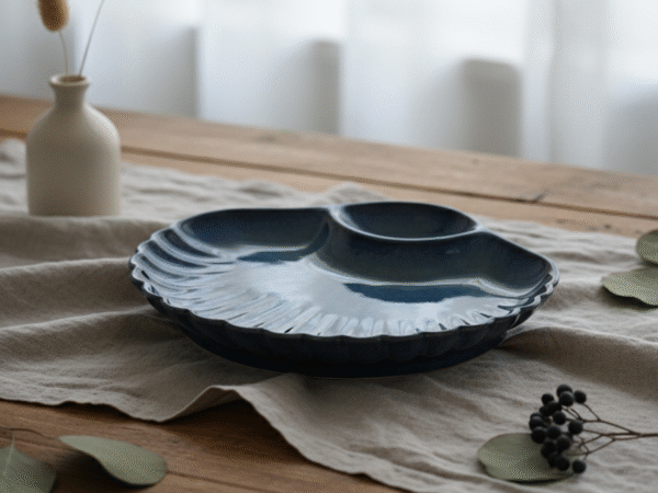 Ceramic Serving Platter - Divine Blue