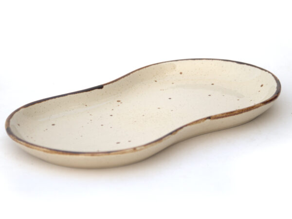 Stoneware Ceramic Serving Platter Elora- Beige