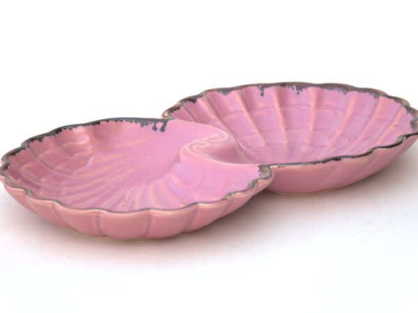 Stoneware Ceramic Serving Platter Pink - Peacurve Duo