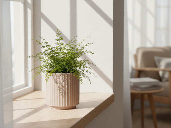 Ceramic Flower Pot Flute - Pink