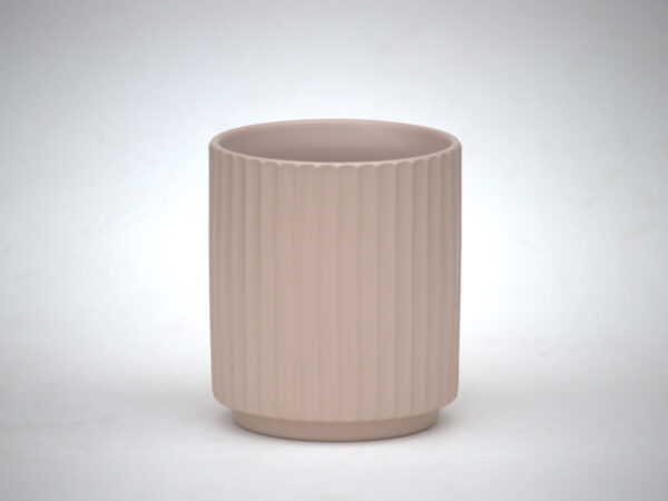 Ceramic Flower Pot Flute - Pink