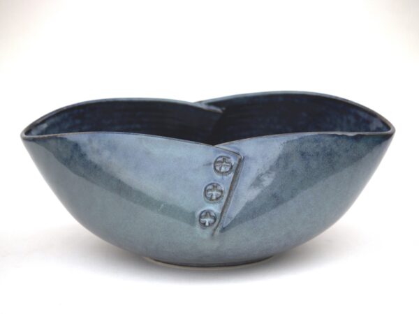 Ceramic Serving Bowl Large Dark Blue - Sapphire Mist