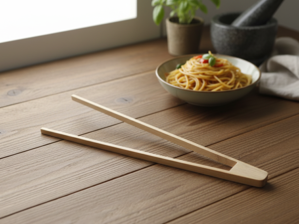 Eco Friendly Bamboo Kitchen Tong Straight