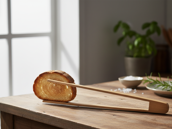 Eco Friendly Bamboo Kitchen Tong Straight Small